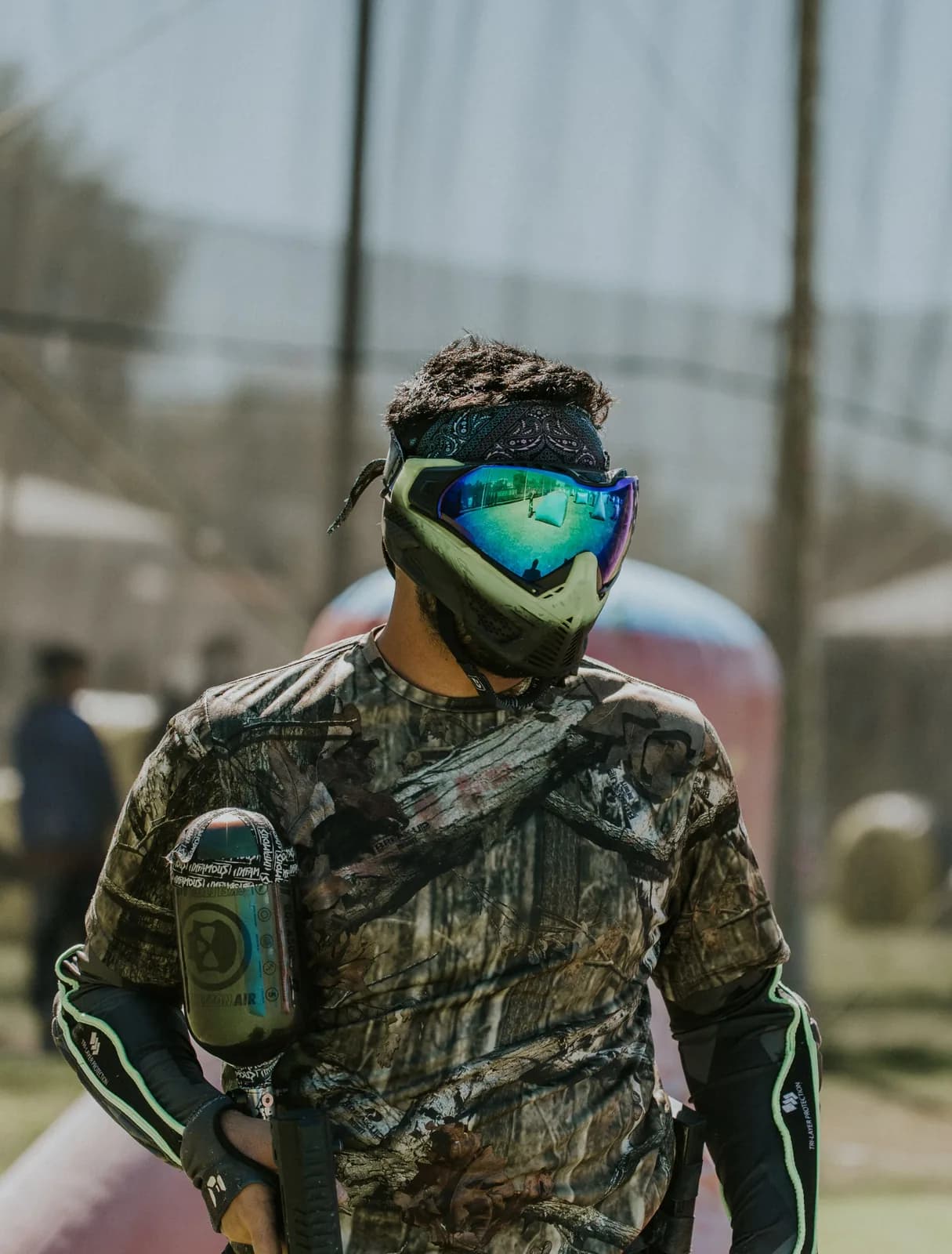 Joueur en camouflage